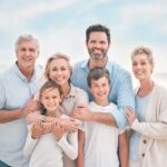 Familie mit Schutz vor elektromagnetischer Strahlung, EMF-Schutz für Gesundheit und Wohlbefinden, moderne EMF-Abschirmung, Haushaltssicherheit, EMF Sicherheit für Familien, EMF-Schutzprodukte für Zuhause.